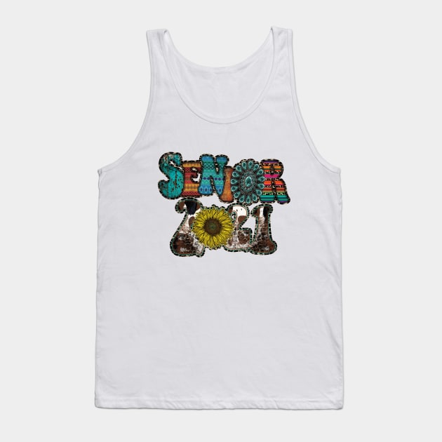 Senior 2021 Tank Top by DigitalCreativeArt